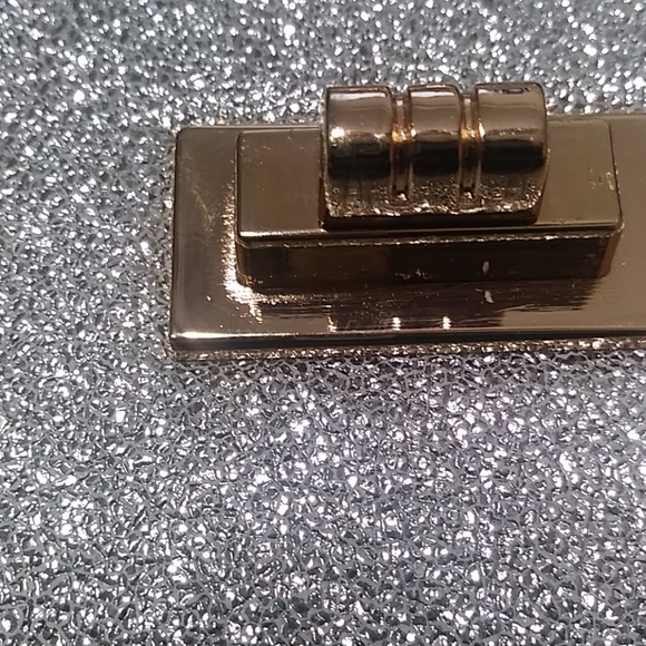 Lany Glittery Silver Wristlet/Shoulder Purse - Picture 4 of 13